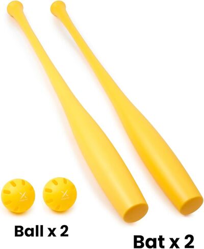 2 Torpedo Plastic Baseball Bat Set for Backyard Game - 32 in / 9 oz in Kuwait