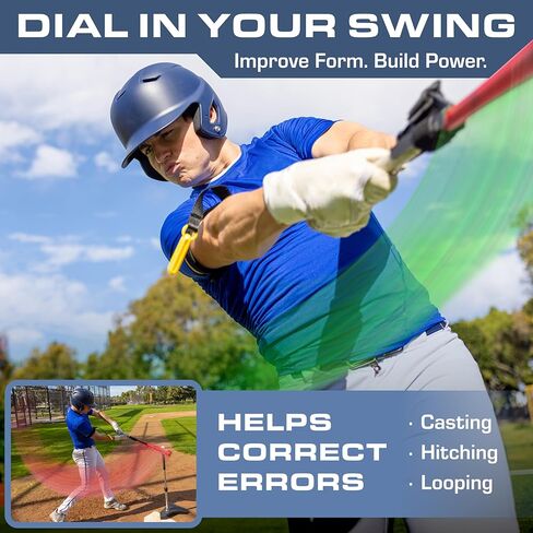 GoSports Pinpoint Baseball & Softball Swing Trainer Batting Aid - Baseball Training Equipment for Intermediate and Advanced Players in Saudi Arabia