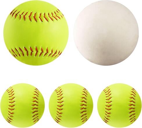 GKK 11 بوصة سوفتبولز 4 حزمة ممارسة رياضية بطيئة الملعب الحجم الرسمي والوزن الكرة اللينة التوقيع الكرة اللينة تدريب الكرة للألعاب، إرم لينة، الضرب، الميدان، ضرب، نصب in Kuwait