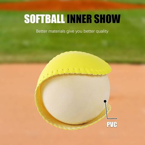 GKK 11 بوصة سوفتبولز 4 حزمة ممارسة رياضية بطيئة الملعب الحجم الرسمي والوزن الكرة اللينة التوقيع الكرة اللينة تدريب الكرة للألعاب، إرم لينة، الضرب، الميدان، ضرب، نصب in Kuwait