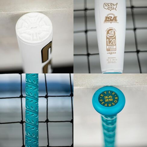 ميكن | KP23 Player Edition Slowpitch Softball Bat | USSSA | برميل 12.5 بوصة | الحمولة القصوى | قطعتان | 24 أونصة in Kuwait