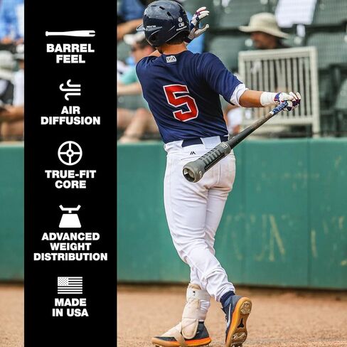 وزن تدريب الخفافيش Varo ARC، 12 أونصة، للبيسبول (MLB أصلي) - ملمس الأسطوانة - تحسين الضرب وسرعة الأسطوانة وتطوير ميكانيكا التأرجح - أبيض/جرافيت in Kuwait