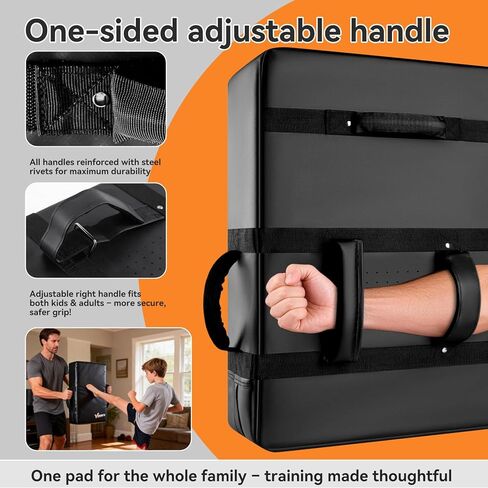 Professional Sports Blocking Pad 24"x16" - Football & Basketball Training Equipment | Denser Softer Foam Kick Pads, Tackle Dummy Crash Practice Hitting Shield for Martial Arts, Hockey & Contact Drills in Kuwait