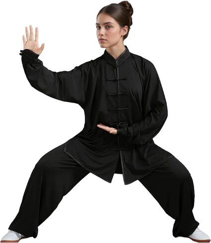 Tai Chi Clothing, Traditional Kung Fu Uniform, Lightweight Chinese Martial Arts Clothes for Unisex, Medium in Kuwait