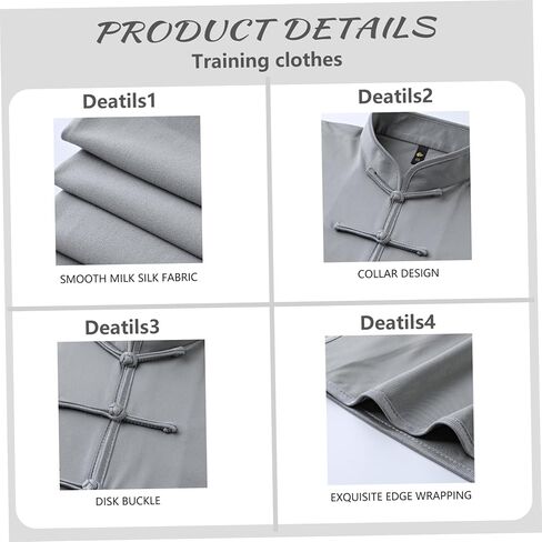 Tai Chi Clothing, Traditional Kung Fu Uniform, Lightweight Chinese Martial Arts Clothes for Unisex, Medium in Kuwait