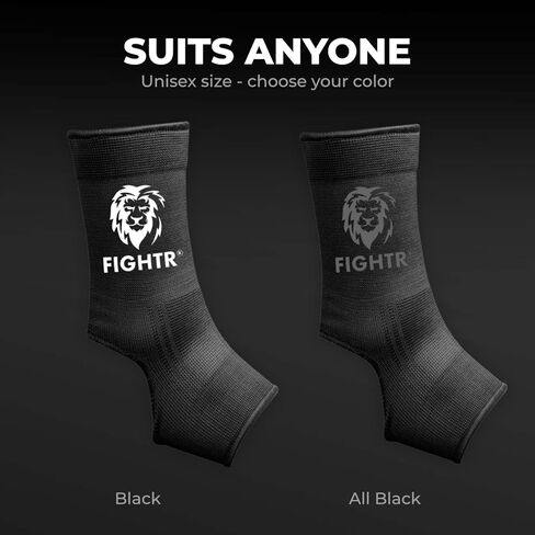FIGHTR® Ankle Support | Unisex Adult Foot Bandage for Kickboxing, MMA, Muay Thai and Other Martial Arts. in Kuwait