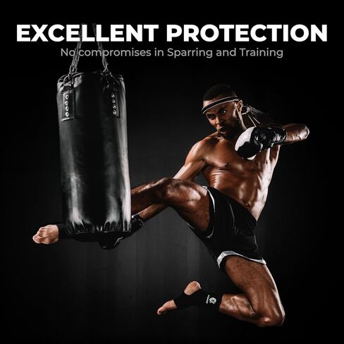 FIGHTR® Ankle Support | Unisex Adult Foot Bandage for Kickboxing, MMA, Muay Thai and Other Martial Arts. in Kuwait