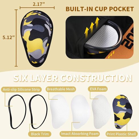 Soared Youth Baseball Cup Ages 7-12 Non-Moving Boys Cups for Sports Soft Foam Protective Athletic Cup for Martial Arts Baseball Football Lacrosse Hockey in Kuwait