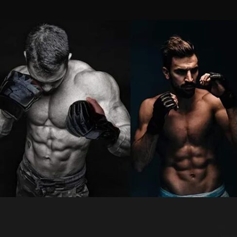 Punching Bag Gloves, Durable PU Leather Muay Thai Gloves for Sandbag Training, Workout for Men Women in Kuwait