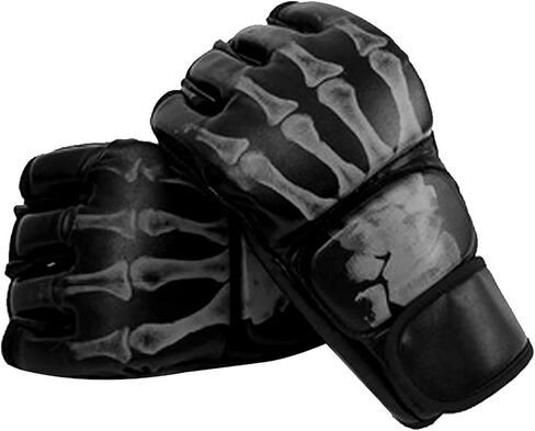 Punching Bag Gloves, Durable PU Leather Muay Thai Gloves for Sandbag Training, Workout for Men Women in Kuwait