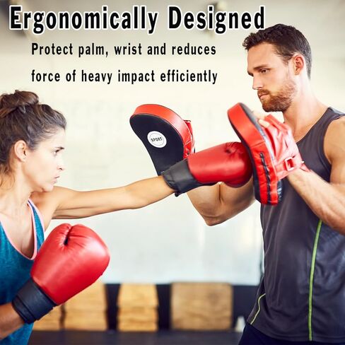 مجموعة قفازات اللكم 2 في 1، وسادات التركيز على قفازات الملاكمة، وسادة ركل التايكوندو، مجموعة وسادة ذراع درع الضربة القابلة للتعديل للملاكمة، الكيك بوكسينغ، الكاراتيه، الملاكمة التايلاندية، تدريب الفنون القتالية المختلطة in Kuwait