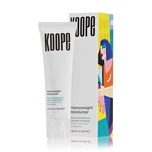 Koope Heavyweight Face Cream, Moisturizer For Dry Skin, Strengthen Skin Barrier with Peptides, Ceramides, Hyaluronic Acid, Rosemary Extract, Free of Parabens, Sulphates & Fragrances, Vegan, 1.69 FL OZ in Kuwait