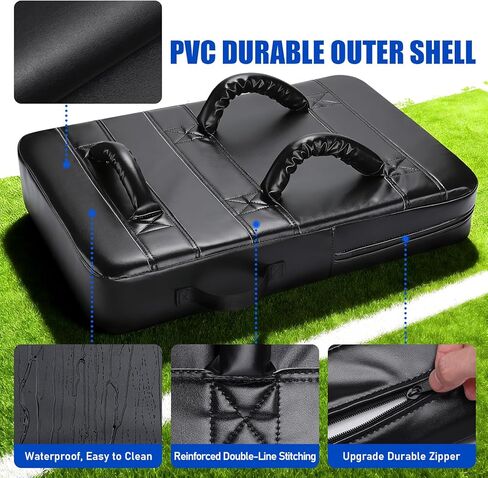 TOBWOLF Football Blocking Pad, High Density Training Shield for Football Tackling Drills, Basketball Defense & Agility Training, Ideal for Young Athletes, Skill Development & Controlled Contact - 1PCS in Saudi Arabia