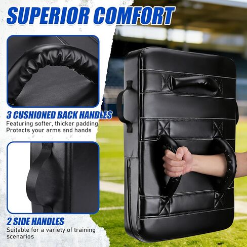 TOBWOLF Football Blocking Pad, High Density Training Shield for Football Tackling Drills, Basketball Defense & Agility Training, Ideal for Young Athletes, Skill Development & Controlled Contact - 1PCS in Saudi Arabia