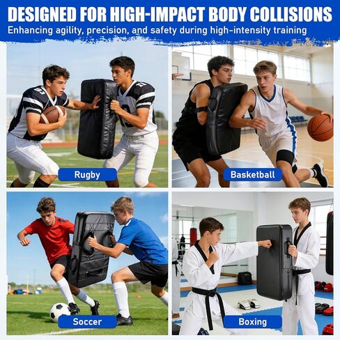 TOBWOLF Football Blocking Pad, High Density Training Shield for Football Tackling Drills, Basketball Defense & Agility Training, Ideal for Young Athletes, Skill Development & Controlled Contact - 1PCS in Saudi Arabia