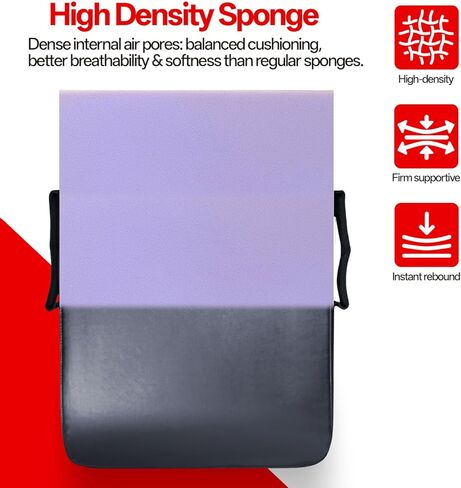 وسادات كرة السلة للتدريب - معدات تدريب وسادة حجب كرة القدم بمقابض، 24 بوصة × 16 بوصة درع إسفنجي أكثر نعومة وكثافة لللاكروس والهوكي والفنون القتالية - وسادة ركل الدمية. (1 قطعة) in Kuwait