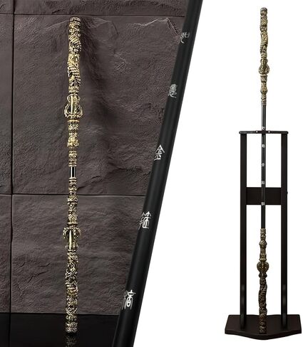 طاقم عمل Myth Wukong بطول 71 بوصة، قابل للسحب، قابل للقفل، مادة البولي يوريثان (مطاط ناعم عالي القوة) وسبائك، 1:1 استعادة الواقع، طاقم Sun Wukong، Ruyi Jingu Bang in Kuwait
