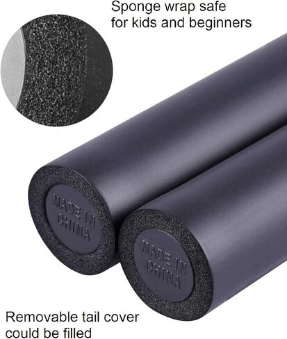 Bo Staff 4-6 Ft Collapsible Foam Padded with Carry Bag, Practice Bo Staff for Martial Arts Karate Training in Saudi Arabia
