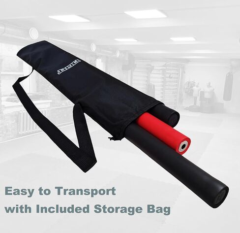 Bo Staff 4-6 Ft Collapsible Foam Padded with Carry Bag, Practice Bo Staff for Martial Arts Karate Training in Saudi Arabia