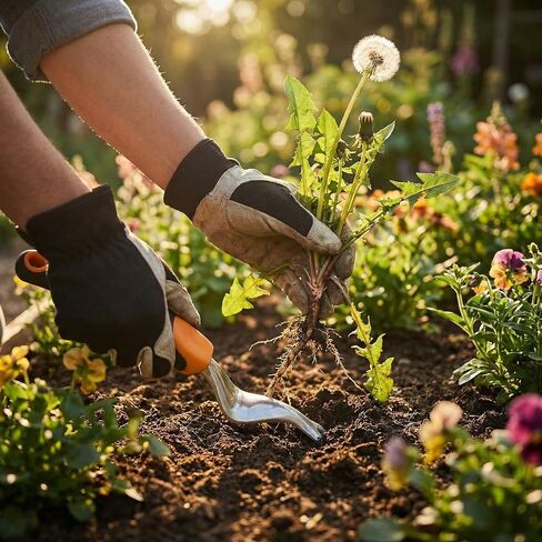Ergo Weeder Tool for Weeding, Heavy Duty Gardening Hand Tool with Ergonomic Handle and Hanging Hole for Storage, Remove Weeds and Roots Like Dandelions and Thistles 2 Pack in Saudi Arabia
