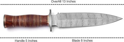 Poshland RAM-4789 فولاذ دمشق مصنوع يدويًا - قطعة فنية كلاسيكية (RAM-4789) in Kuwait