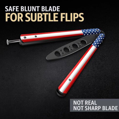 سكين الفراشة - مدرب باليسونج - مدرب الفراشة الأمريكي مع مزلاج زنبركي مؤكد - سكاكين باليسونج ليست حقيقية وليست حادة - خدعة مملة من الفولاذ المقاوم للصدأ بالكامل CSGO K14 U-N in Kuwait