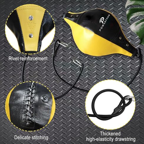 Upgraded Double End Boxing Speed Bag – Reflex Training Ball for Hand-Eye Coordination, Agility & Reaction – Home or Gym Workout in Kuwait