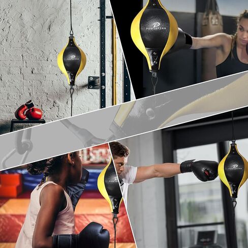 Upgraded Double End Boxing Speed Bag – Reflex Training Ball for Hand-Eye Coordination, Agility & Reaction – Home or Gym Workout in Kuwait