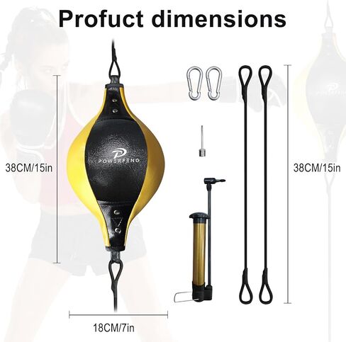 Upgraded Double End Boxing Speed Bag – Reflex Training Ball for Hand-Eye Coordination, Agility & Reaction – Home or Gym Workout in Kuwait