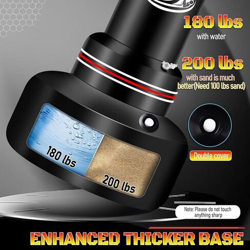 Heavy Boxing Bag with Stand for Adult Teens, 70'' Freestanding Punching Bag with Boxing Gloves, Men Women Standing Kickboxing Bag, Kickboxing Bags for Beginners Training MMA Muay Thai Fitness Home Gym in Kuwait