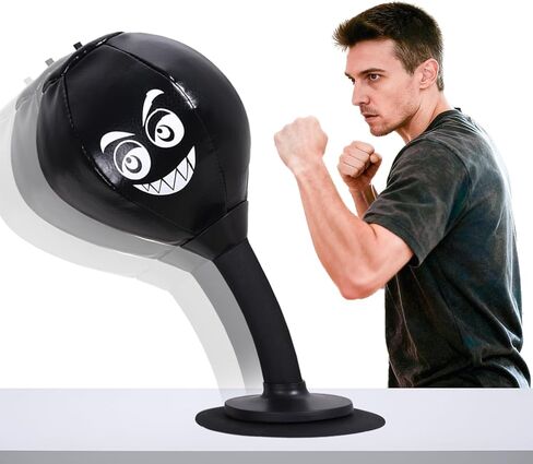 Desktop Punching Bag, Suctions to Your Desk, Heavy Duty Stress Relief Ball, Funny Office Gifts for Boss or Coworker Men and Women in Saudi Arabia