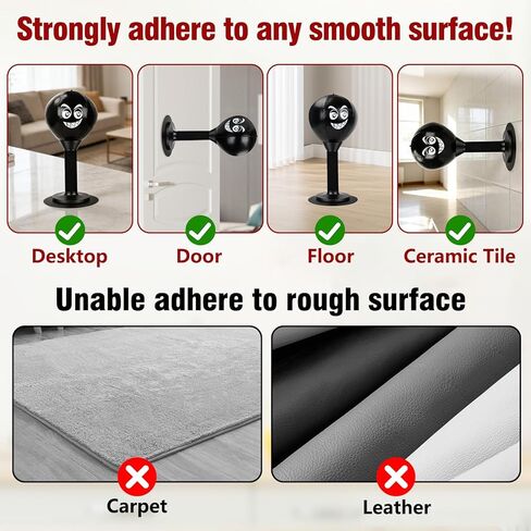 Desktop Punching Bag - Stress Relief, Suction Cup Design for Office Table and Counters, Heavy Duty Stress Relief Ball, Fun Gifts Suitable for All Ages in Saudi Arabia