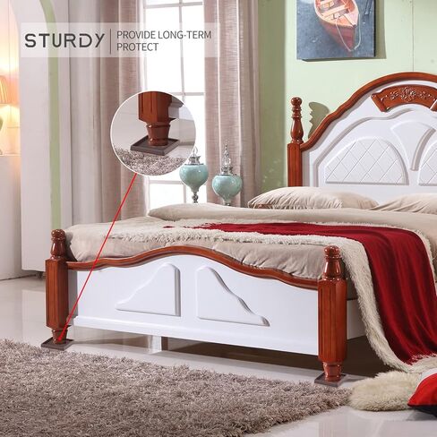 أكواب مطاطية مقاس 3 × 3، وسادات أثاث غير قابلة للانزلاق، ومقبض أثاث مضاد للانزلاق، وأقدام أثاث مضادة للانزلاق، وواقي أرضية مضاد للانزلاق لسدادات أريكة السرير (بني، 4 عبوات) in Kuwait