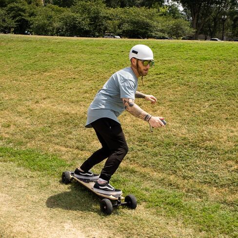 لوح تزلج كهربائي من سلسلة MEEPO Bamboo للطرق الوعرة لجميع التضاريس، لوح جبلي طويل جدًا يبلغ 20-31 ميلًا، أعلى سرعة تصل إلى 28-32 ميلاً في الساعة، عجلات 155-175 مم، احترافي للراكبين البالغين in Kuwait