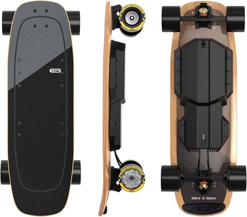 MEEPO Mini Series Electric Skateboard with Remote, Up to 26-32 MPH Top Speed, 11-24Miles Range,330 Pounds Max Load, 30-34 Inches Maple Cruiser for Adults and Teens, Mini5 MINI3 Max Edge Flow in Saudi Arabia