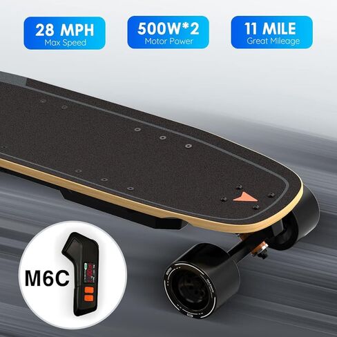 MEEPO Mini Series Electric Skateboard with Remote, Up to 26-32 MPH Top Speed, 11-24Miles Range,330 Pounds Max Load, 30-34 Inches Maple Cruiser for Adults and Teens, Mini5 MINI3 Max Edge Flow in Saudi Arabia