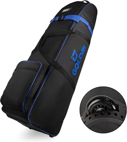 Goloni Golf Travel Bag with Wheels, Airline Approved Golf Club Travel Bag, Carry-On Golf Travel Case in Saudi Arabia