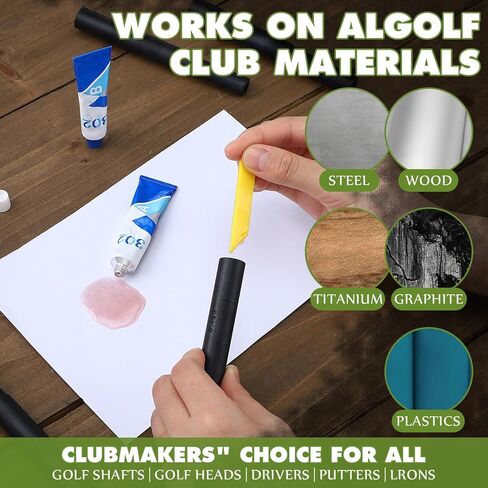 12 Pcs Golf Club Extensions Carbon Fiber Golf Shaft Extension Rod 2 Pcs 02ab Adhesive Shaft Extender 0.49 0.52 0.55 0.58 Inch Size Spiral Design for Industrial Equipment Home Repair in Kuwait