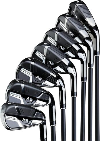 Precise A9 Golf Iron Set – 7 Clubs (5–SW) | Right Hand | Project X Cypher Graphite Shafts & Dual-Compound Grips – Men in Saudi Arabia