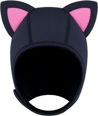 غطاء رأس سكوبا بأذنين قطة غطاء بدلة غطس حراري للرجال والنساء 3 مم من النيوبرين قبعة سباحة مع فتحة تهوية للغطس والغوص وركوب الأمواج والرياضات المائية in Kuwait