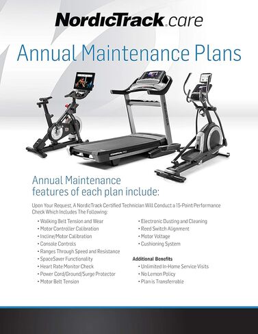 NordicTrack Care 3-Year Annual Maintenance Plan for Fitness Equipment $0 to $999.99 in Kuwait