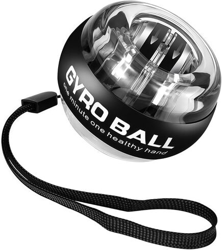 كرة الدوران/عزم الدوران، تمرين اليد، كرة تدريب المعصم، تمرين الساعد الجيروسكوبي، كرة عزم دوران خفيفة متغيرة اللون بخمسة تروس لتقوية الأذرع والأصابع والعظام والعضلات. in Kuwait