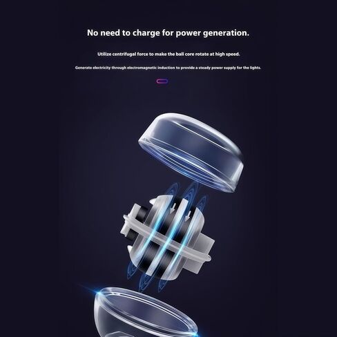 كرة الدوران/عزم الدوران، تمرين اليد، كرة تدريب المعصم، تمرين الساعد الجيروسكوبي، كرة عزم دوران خفيفة متغيرة اللون بخمسة تروس لتقوية الأذرع والأصابع والعظام والعضلات. in Kuwait