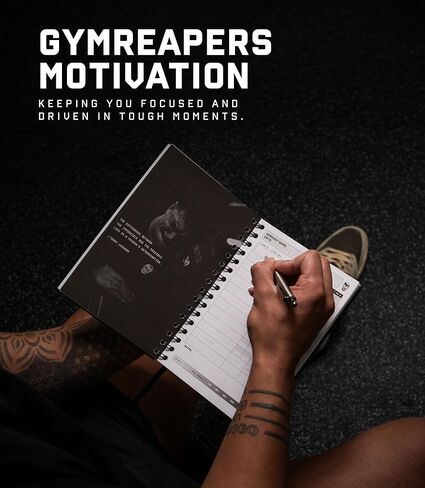 مجلة تمرين Gymreapers للرجال والنساء - مجلة اللياقة البدنية لتتبع فقدان الوزن، واكتساب العضلات، وممارسة التمارين الرياضية وتقدم كمال الأجسام - دفتر سجل مخطط اللياقة البدنية مع التقويم لتحقيق أهداف العافية in Saudi Arabia