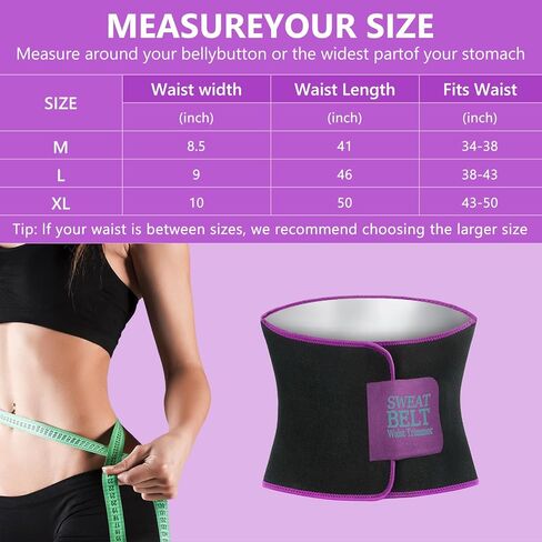 MORECOO Waist Trainer for Women Lower Belly Fat, Waist Sweat Band for Women, Belly Band Sweat Belt, Body Shaper, Stomach Wrap in Kuwait