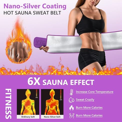 MORECOO Waist Trainer for Women Lower Belly Fat, Waist Sweat Band for Women, Belly Band Sweat Belt, Body Shaper, Stomach Wrap in Kuwait