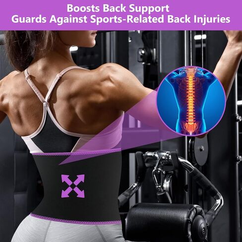 MORECOO Waist Trainer for Women Lower Belly Fat, Waist Sweat Band for Women, Belly Band Sweat Belt, Body Shaper, Stomach Wrap in Kuwait