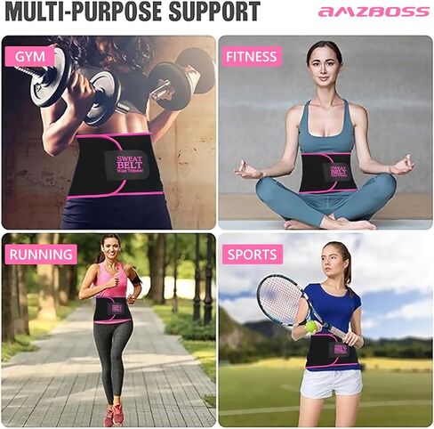Waist Trainer for Women Lower Belly Fat, Waist Sweat Band for Women, Belly Band Sweat Belt, Stomach Wrap, Body Shaper in Kuwait