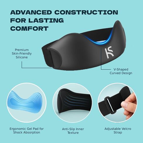 Patellar Tendon Support Strap (Upgrade 2-pack) - Adjustable Knee Strap - Patella Band For Running, Basketball, Fitness & Hiking | Relieves Pain, Tendonitis And Meniscus Pressure in Kuwait