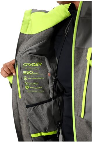 Spyder M LEADER JKT (Men's), Storm Melange, Medium in Saudi Arabia